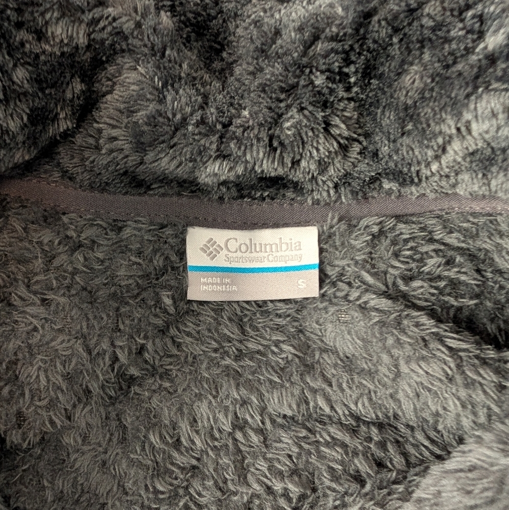 Columbia Women’s Fire Side II Sherpa Full Zip Jacket – Gray – Size Small - Picture 5 of 5